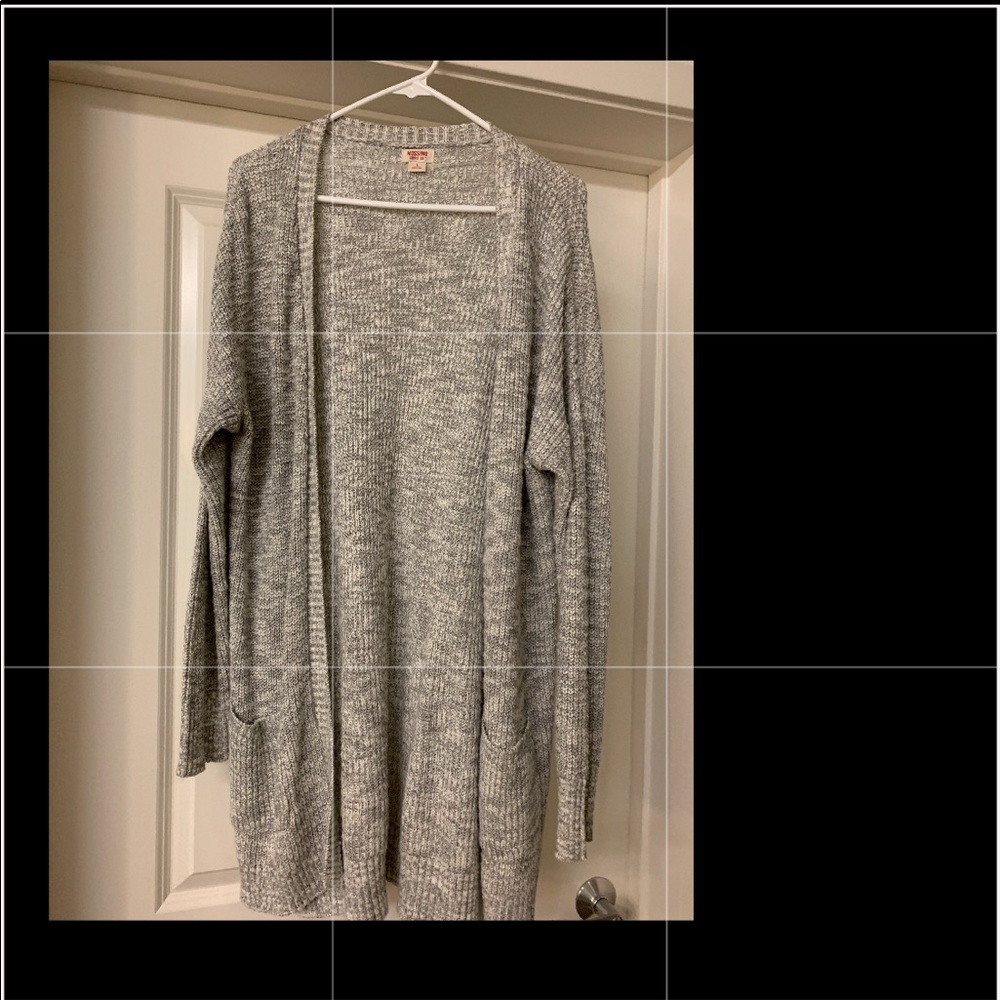 Gray Boyfriend cardigan
